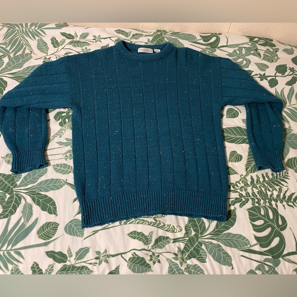 Fun Green Sweater.